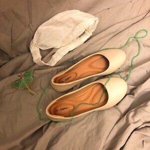 bundle luna moth hair clip, necklace, cushion ballet flats, hairband